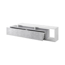 Bota 40 TV Cabinet in White/Concrete Grey