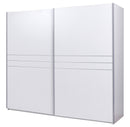 Como Sliding Wardrobe 212cm in White