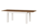 Country 40 Extendable Dining Table in Oak Sterling and Andersen Pine