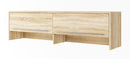 CP-04 Horizontal Wall Bed Concept 140cm with Over Bed Unit