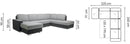 Chantal Corner Sofa Bed