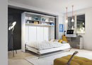 CP-04 Horizontal Wall Bed Concept 140cm with Over Bed Unit