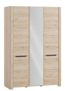 Desjo 06 3 Door Wardrobe with Mirror 140cm