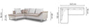 Delta Mini Modern Corner Sofa