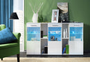 Dorade Display Sideboard Cabinet in White Gloss