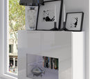 Calabrini Sideboard Cabinet in White Gloss