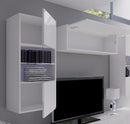Living Room Calabrini Set 3 in White Gloss