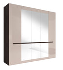Hektor 21 5 Door Wardrobe 225cm in Cappuccino Gloss