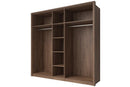 Hektor 21 5 Door Wardrobe 225cm in Cappuccino Gloss