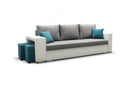 Kalipso Sofa Bed with poufs