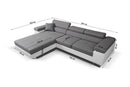 Alvaro Corner Sofa Bed