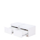 Italia 23 Pair of Bedside Cabinets in White