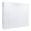 Italia 29 6 Door Wardrobe in White