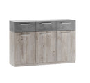 Imola 03 Sideboard Cabinet in Oak Ribbeck and Grey