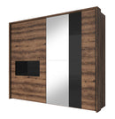 Indira 19 Sliding Door Wardrobe 258cm