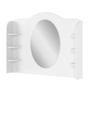 Luna LN-06 Desk Hutch with Mirror