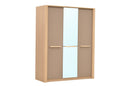 London 3 Door Wardrobe 164cm