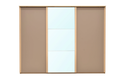 London 3 Sliding Door Wardrobe 271cm