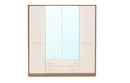 Liverpool 4 Door Mirrored Wardrobe