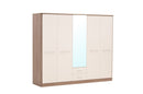 Liverpool 5 Door Mirrored Wardrobe