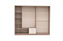 Liverpool 5 Door Mirrored Wardrobe