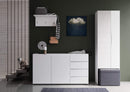 Lucca 07 Shoe Cabinet with Drawer 62cm