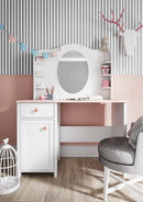 Luna LN-06 Desk Hutch with Mirror