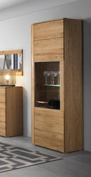 Locarno 11-R 1 Door Tall Display Cabinet