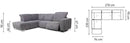 Lotta Modern Corner Sofa