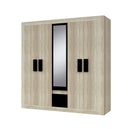 Mediolan 5 Door Mirror Wardrobe 231cm