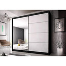 Multi 35 Sliding Mirror Door Wardrobe 203cm