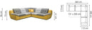 Mello Corner Sofa Bed