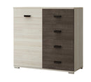 Nelly Sideboard Cabinet 100cm in Ash/Silver Oak