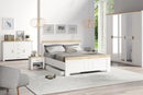 Nicea 31/32 Bed White in 2 sizes