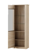 Palermo 10 Tall Display Cabinet in Oak Sonoma