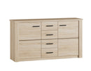 Palermo 45 - 2 Door Sideboard Cabinet with Drawers in Oak Sonoma