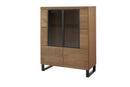 Pratto 15 Display Cabinet in Rustic Oak