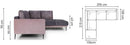 Russi Modern Corner Sofa