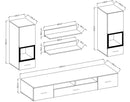 Wall Unit Sarah 09 in Oak San Remo