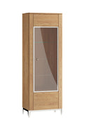 Savona 10/11 Tall Display Cabinet in Golden Oak