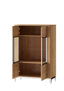 Savona 15 Display Cabinet in Golden Oak