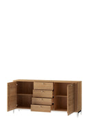 Savona 45 Sideboard Cabinet 180cm in Golden Oak