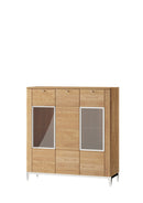 Savona 48 Display Sideboard Cabinet in Golden Oak