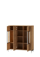 Savona 48 Display Sideboard Cabinet in Golden Oak