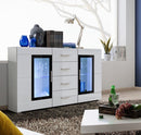 Krone Display Sideboard Cabinet in White Gloss