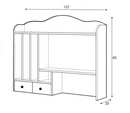 Story SO-04 Desk Hutch