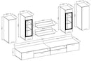 Wall Unit Sarah 10 in White Gloss