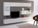 Living Room Calabrini Set 4 in White Gloss