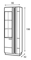 Porti PO-10 Tall Display Cabinet
