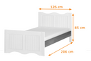 Princessa 11 Bed Frame 120cm
